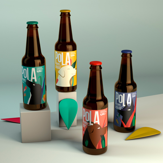 pola beer branding